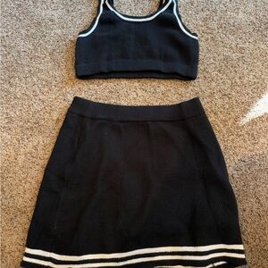 Amazon Black and White Skirt Set